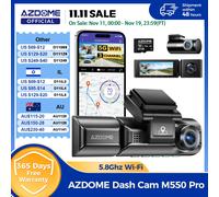 Upgrade AZDOME M550 Pro Dash Cam 4K Front Dashcam Auto 5,8 GHz Wi-Fi GPS G-sensor Auto DVR 6 IR Nachtsicht Parkplatz Monitor