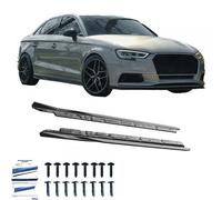 Upgrade Design Seitenschweller Set passend für Audi A3 8V Facelift 16-20 Hochglanz schwarz