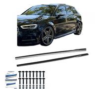 Upgrade Design Seitenschweller Set passend für Audi A3 / S3 8V Facelift 13-19 Hochglanz schwarz