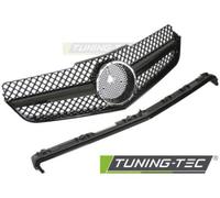 Upgrade Design Sportgrill / Kühlergrill passend für Mercedes Benz E-Klasse Coupe / Cabrio C207 / A207 09-13 Hochglanz schwarz