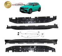 Upgrade Design Trittbretter / Einstiegsleisten passend für Mercedes Benz GLE (V167) 18+ inkl. Montagematerial + Umfeldbeleuchtung + Hochglanz schwarz