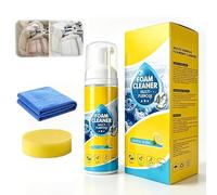 Upgrade Multifunctional Car Foam Cleaner, 4-in-1 No-Rinse Foam Cleaner for Car Interior Kitchen Grease Sofa Upholstery. (1Pcs)