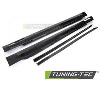 Upgrade Sport Design Seitenschweller + Zierleisten Set passend für BMW 5er G60 / G61 Limousine/Touring 2023+ Hochglanz Schwarz