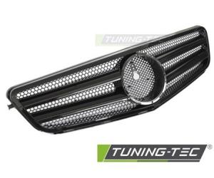 Upgrade Sportgrill / Kühlergrill passend für Mercedes Benz C-Klasse W204 07-14 Hochglanz schwarz