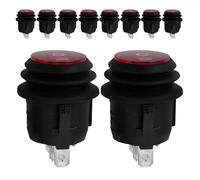 UPKOCH 10 Kippschalter: 3-Wege-Wippschalter, rund, wasserdicht, 3-polig, Momentschalter für die Leistungssteuerung von Autos, LKWs und Booten