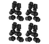 UPKOCH 30 Stück Teiliges Gummipuffer für Autotüren und Motorhauben Stoßdämpfende Türkantenschoner mit Verstellbaren Clips Geräuschreduzierende Gummimatten für Pkw Schutz für Vorder