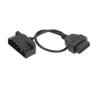 Upluckey OBD1 auf OBD2 Adapterkabel 7-polig auf 16-polig für Ford Diagnose | 40 cm Länge, ABS-Konstruktion, 7-polige Buchse, Diagnosewerkzeug-Anschluss, flexibles langlebiges Kabel