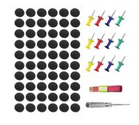 Uposao 60 Stück Dachhimmel Reparatur Set Kfz-Reparaturnieten Dachhimmel Reparaturknopf Auto Dach Nieten Auto Dach Reparatur von Autodachschnallen Schnalle für Alle Autos