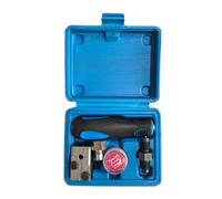 Uqezagpa Auto Bremsleitung Bördelgerät Automotive Bremsleitungen Werkzeug Set Manuelle Doppel Bördelwerkzeug Set mit Box Auto Modifikation Enthusiasten
