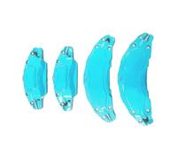 Uqezagpa Verbesserte Bremssysteme, Abdeckung aus starkem Aluminium, sichere Stahlbefestigungen, aerodynamisches Styling, Upgrades, geeignet für Fahrzeug-Bremssattel