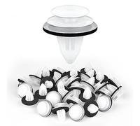 URAQT Auto Befestigung Clips, 50 Stückes Universal Türverkleidung Klammern Stoßstangen Zierleisten Plastikklips Set, Kunststoffniet mit Schwammig Kissen für E34 E36 E38 E39 E46 M3 M5 Z3 X5