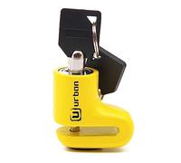 Urban 564A Bremsscheibenschloss Motorrad E Scooter Roller Schloss Diebstahlschutz für Motorrad Fahrrad EScooter E Roller, Kompatibel Schloss für E Scooter Xiaomi Mi Electric, Transporttasche enthalten