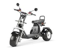 Urban Chopper Trike CP7 Dreirad-Roller aufgebaut 45 km/h 20 Ah 4 kW Schwarz