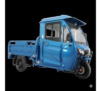 Urban Hopper Elektro Lastendreirad Microcar Cargo Volt 25km/h 3,9kW COC XXL ROT