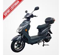 E-ROLLER 45KM/H 1000W 60V 20Ah 75KM IN GRAU ELEKTROROLLER MIT STRASSENZULASSUNG