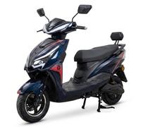 Urban Hopper Lithium Elektroroller Dragon 45km/h 60V 20Ah 2kW Blau-Gelb TopCase