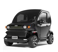 Luqi EV-300 Elekro-Fahrzeug Mopedauto für 2 Personen 45kmh Kabinenroller Schwarz