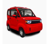 Urban Hopper Twin Base Elektro Kabinenroller 2 Personen 3kW 45kmh 4-Rad Rot