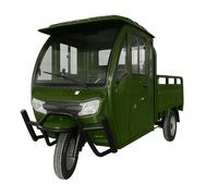 Cargo Volt Elektro Lastenrad Lasten-Dreirad Voll-Kabine Pritsche 45km/h 72V