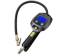 URPIZY Digitaler Reifendruckmesser 0-255 PSI/0-18 Bar Mit LCD-Hintergrundbeleuchtung, Präzises Manometer Für Auto LKW Fahrrad(F)