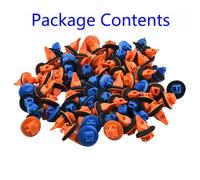 URPIZY Kotflügel-Verriegelungsklammern 75495-35010 für Toyota 2005-2016, 75397-35010, mit hoher Haltbarkeit, zur Befestigung von Kotflügeln, Stoßstangen, Seitenschweller, 100 Stück