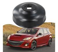 URPIZY Ölfilter-Schlüssel 76 mm 14 Zahn für BMW, Mercedes-Benz, Mazda 2.3 und Range Rover Evoque 2.0 Benziner, passend für Motorräder K75/K100/R1100/R1150/R1200, 3/8" Antrieb, aus Stahl,