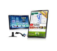 URVOLAX 10,1" Drehbares Apple CarPlay: Android 13 Wireless Android Auto Display mit Google Play - Magnethalterung Car Play Nachrüsten Bildschirm - Integriertes GPS-Navigation, OTA-Updates, Dual-WLAN