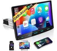URVOLAX Android 13 Autoradio mit Bildschirm, 10.1'' Wireless CarPlay, DAB+ | Android Auto, 1080P Rückfahrkamera, 8-Kern Touchscreen Display Car Play, 1 DIN Radio, Bluetooth/WLAN/4G, GPS Navi, 32G