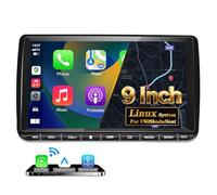 URVOLAX DAB+ Autoradio mit Bildschirm für VW Skoda Seat: 9 Zoll Doppel DIN Radio mit Wireless Apple CarPlay Android Auto - Linux Auto Radio für Golf 5 6 T5 Polo 6r Caddy Touran Passat Tiguan Fabia