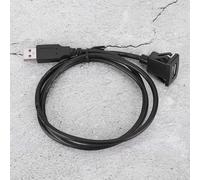 USB 2.0 Dashboard Adapter Kabel, 1m Einport Audio Verlängerung, Schwarz