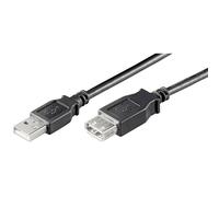 Pro USB 2.0 Extension A/A - Schwarz - 0.3m