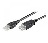 USB 2.0 Hi-Speed Verlängerungskabel A Stecker A Buchse schwarz - Länge: 0,60 m