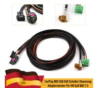USB Aux-in Kabelsatz für VW Golf 7 7.5MIB App Connect Carplay für 5G0035222E