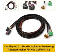 USB Aux-in Kabelsatz für VW Golf 7 7.5MIB App Connect Carplay für 5G0035222E
