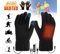 USB Beheizte Handschuhe Beidseitig Heizung Touchscreen Winter Warme Handschuhe