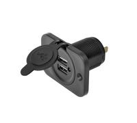 USB Doppel 2100mA 12V/24V Einbausteckdose Einbaubuchse Stecker Ladegerät LKW
