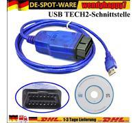 USB TECH2-Schnittstelle Diagnose Systeme mit Verlängerungskabel für Opel Tech2