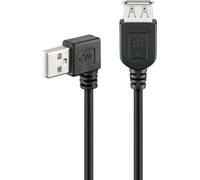 GOOBAY 95705 - USB 2.0 Hi-Speed Verlängerungskabel 90° 0,30 m GOOBAY