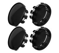 UTHCLO 4 Stück Auto Radnabenkappen 59mm Außendurchmesser 57mm Innendurchmesser Robuste Radnabenabdeckungen Schwarz Reifennabenschutz für Fahrzeugreifen Universelle Felgenkappen