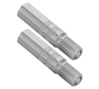 UTHCLO Ventilverlängerung 39mm aus Verchromtem Messing 2 Stück für Auto Motorrad und Fahrrad Ventilschaftverlängerung für Enge Ventilpositionen Robust und Vielseitig Einsetzbar