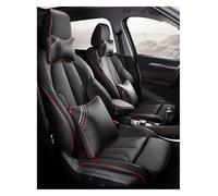 UTONGMU sitzbezüge Auto Für Mercedes Für Benz Für C-Klasse Für C180 C200 C250 Für C280 C300 Für W203 Autositzstützkissenbezug Protecto Custom(Black Lux)