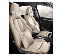 UTONGMU sitzbezüge Auto Für Mercedes Für Benz Für C-Klasse Für C180 C200 C250 Für C280 C300 Für W203 Autositzstützkissenbezug Protecto Custom(Beige Lux)