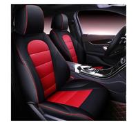 UTONGMU sitzbezüge Auto Für Mercedes Für Benz Für C200 C300 C220 C250 C350 C400 C180 Für GLC300 Autositzstützkissenbezug Protecto Custom(Black Red 4pcs,SE)