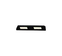 UvV Radstopper WHEEL Parkplatzabgrenzung schwarz weiß inkl. Befestigung 55 bis 180 cm - 900 mm