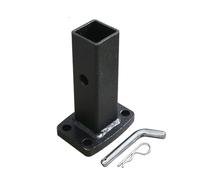 UYCHYTQR Abschleppösenabdeckung Anhänger 50 X 50 MM Zapfenhaken Empfänger Kupplung Adapter Platte Halterung Camper Wohnmobil Ersatzteile Wohnwagen Abschlepphakenabdeckung