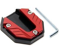 UYJJYDFC Motorrad-Seitenständerpolster Für Yamaha Tricity 300, Kickstand Extender Fuß Seitenständer Verlängerung Fuß Pad Platte Motorrad Zubehör,Red