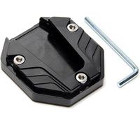 UYJJYDFC Motorrad-Seitenständerpolster Für Yamaha Tricity 300, Kickstand Extender Fuß Seitenständer Verlängerung Fuß Pad Platte Motorrad Zubehör,Black