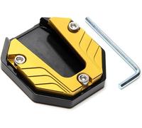 UYJJYDFC Motorrad-Seitenständerpolster Für Yamaha Tricity 300, Kickstand Extender Fuß Seitenständer Verlängerung Fuß Pad Platte Motorrad Zubehör,Yellow