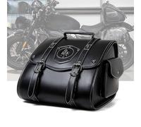 UYTKTN Motorrad Hecktasche für Piaggio Vespa GTS GTV 250 300, Leder Motorrad-Topcase Motorradkoffer Werkzeugkasten, Motorrad Pannier Satteltasche Reisetasche Seitentaschen