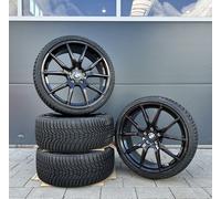 V1 Wheels V1 8,0 x 18 5 X 112 ET 45 Schwarz Glanz Felgen Audi A3 A4 A6 Q2